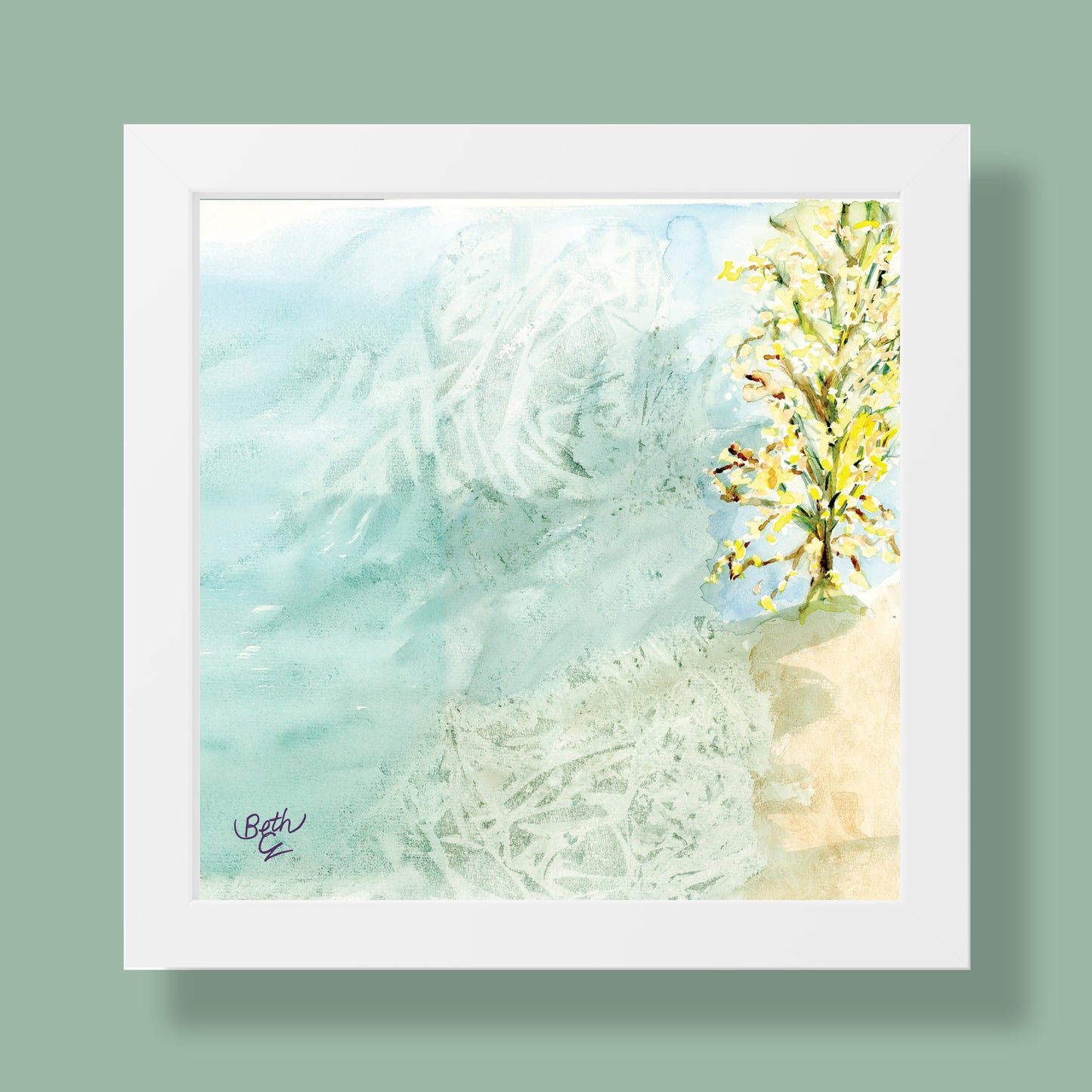 Whispering Aspen Leaves, Print Paper Framed