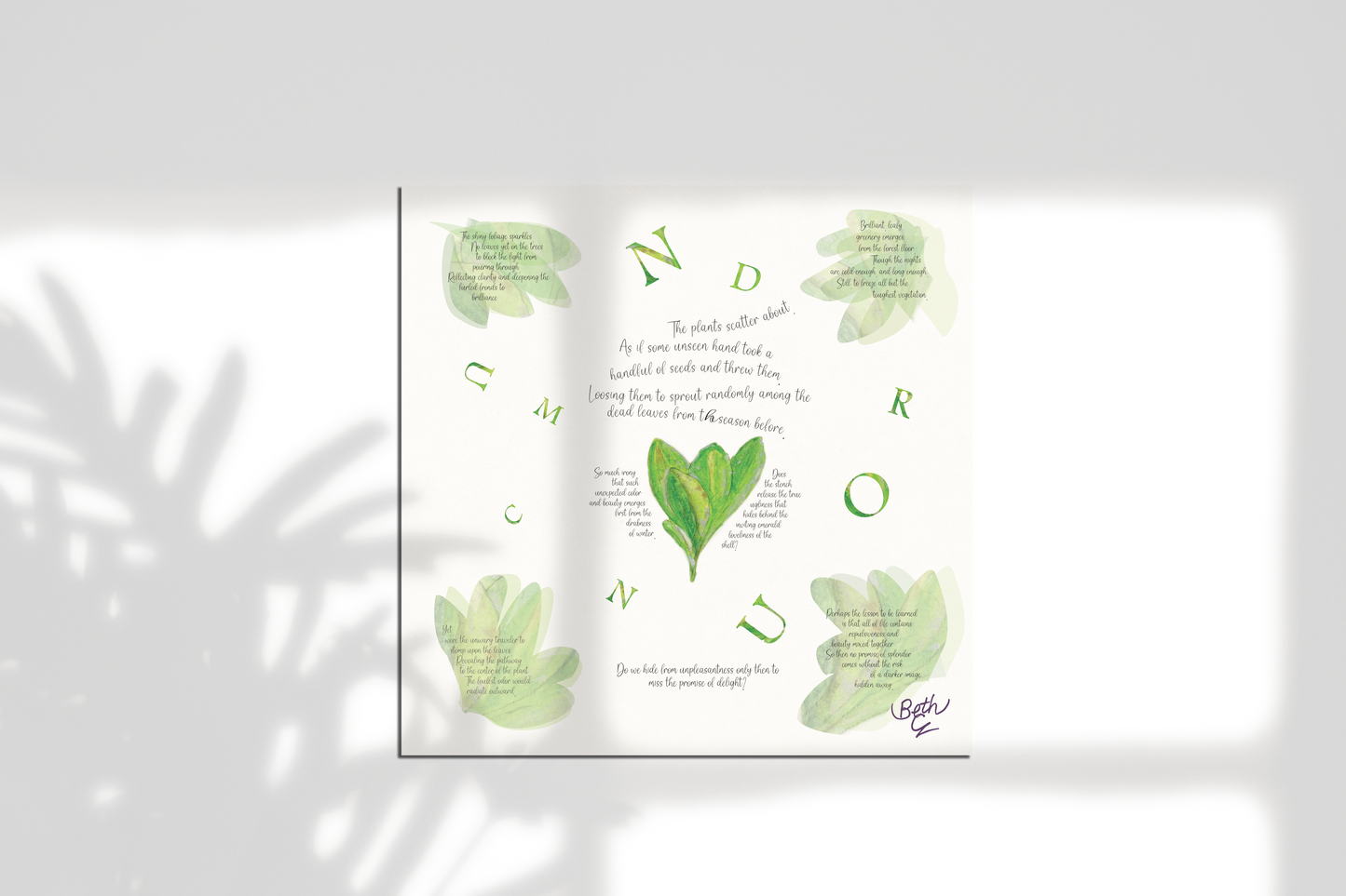 Conundrum, Poem Paper