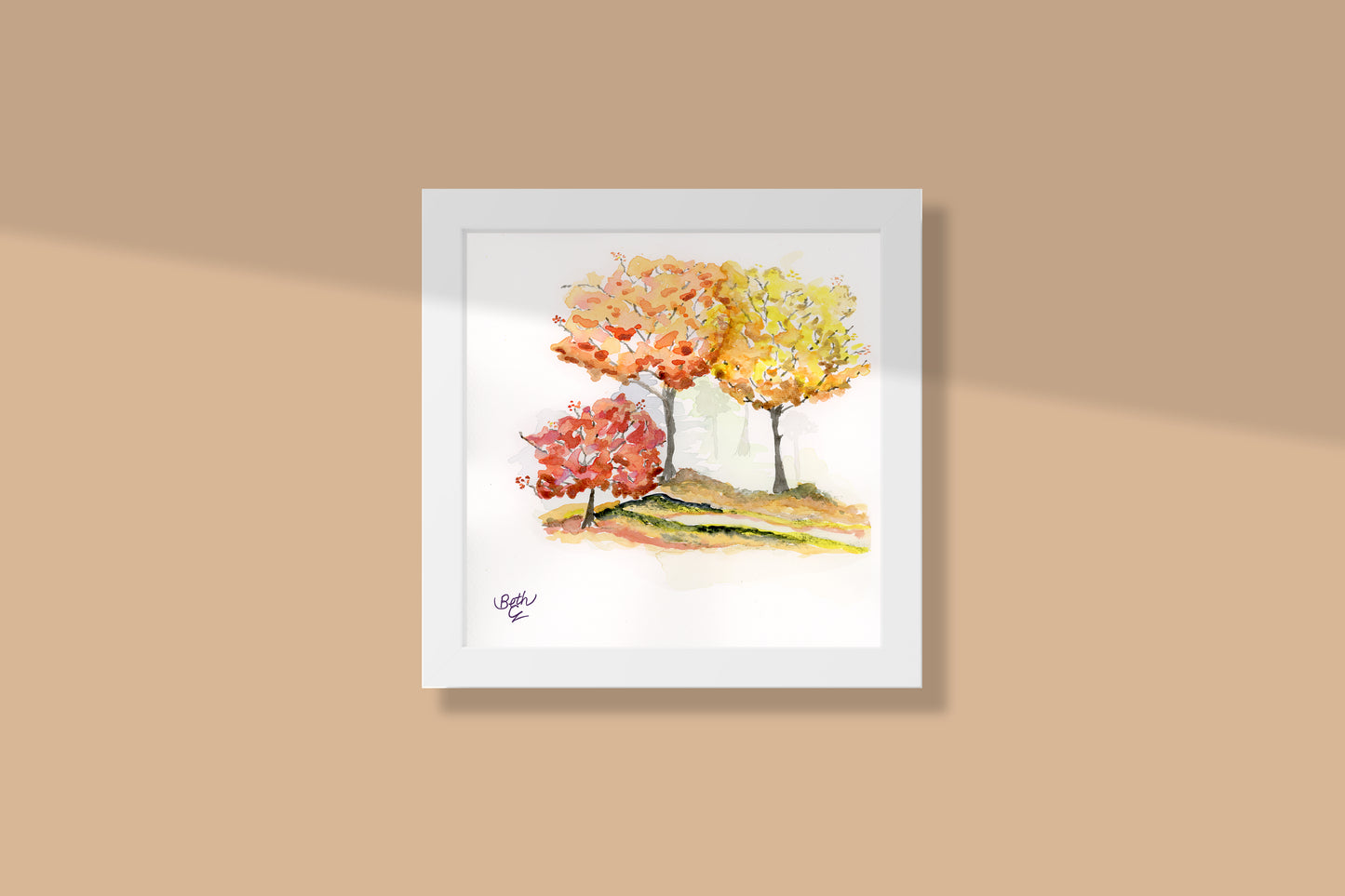 Colors, Print Paper Framed