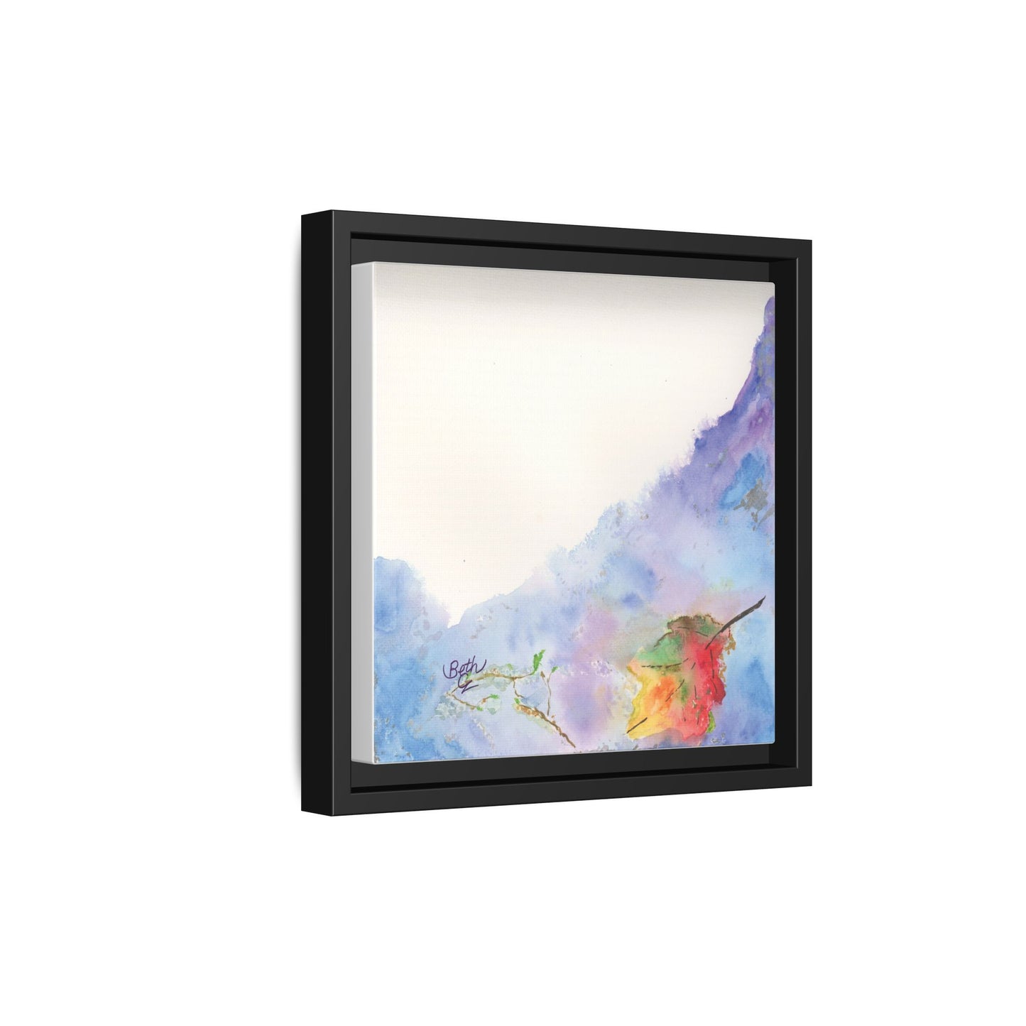 Joyous Brook, Print Canvas Framed