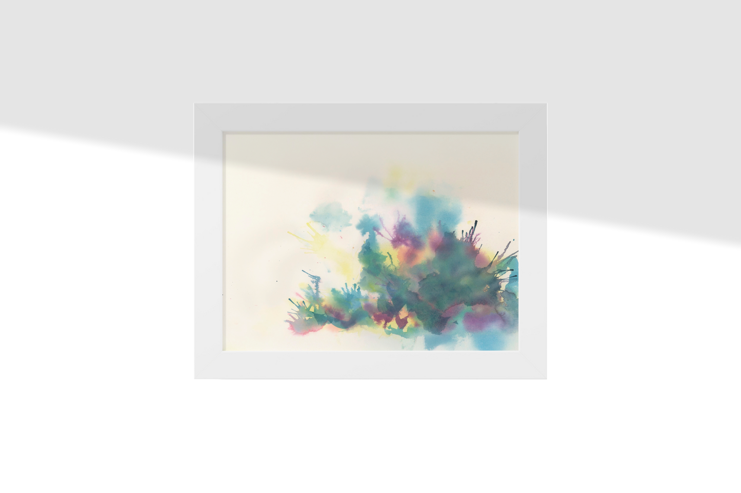 A Winter's Sivasana, Poem Paper Framed