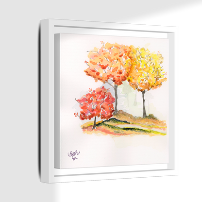 Colors, Print Canvas Framed