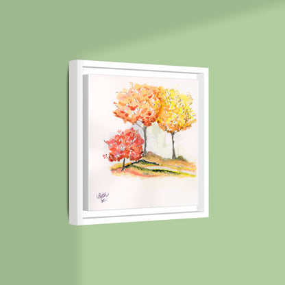 Colors, Print Canvas Framed