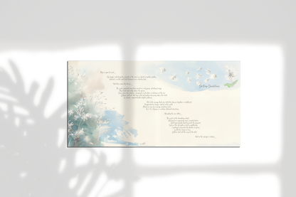 Drifting Dandelions, Poem Paper