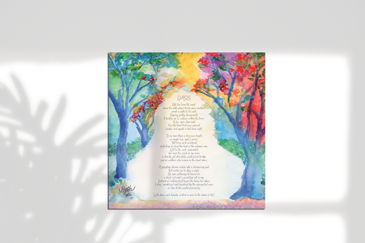 Oasis, Poem Paper