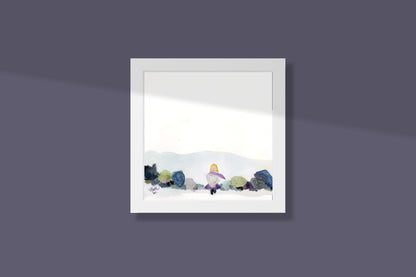 Outside my window, Print Paper Framed