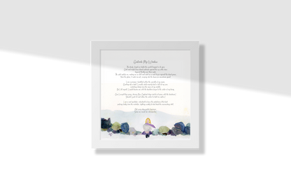 Outside My Window, Poem Paper Framed