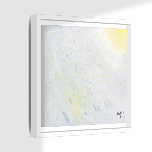 Silver Mist, Print Canvas Framed