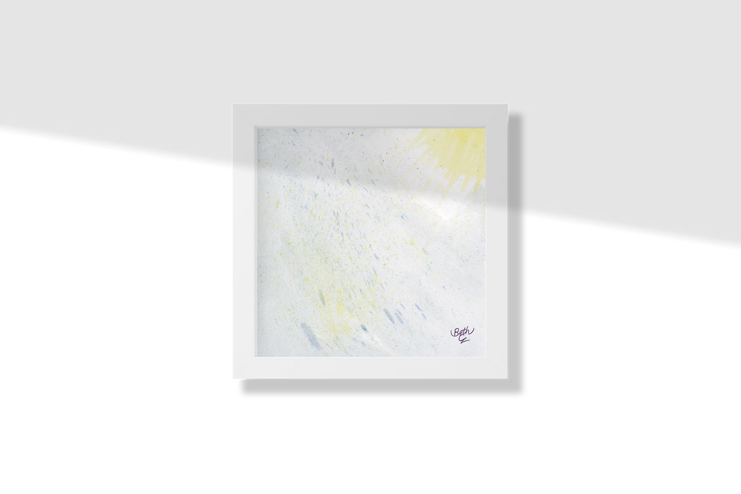 Silver Mist, Print Paper Framed