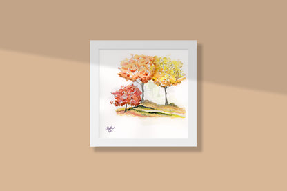 Colors, Print Paper Framed