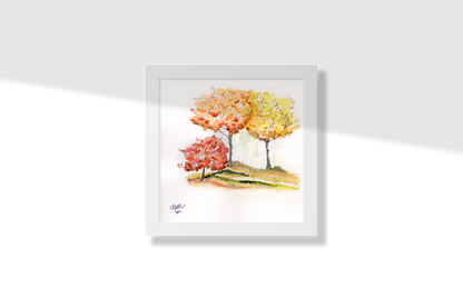 Colors, Print Paper Framed