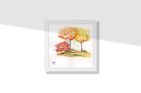 Colors, Print Paper Framed