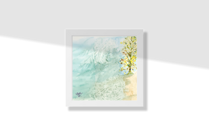 Whispering Aspen Leaves, Print Paper Framed